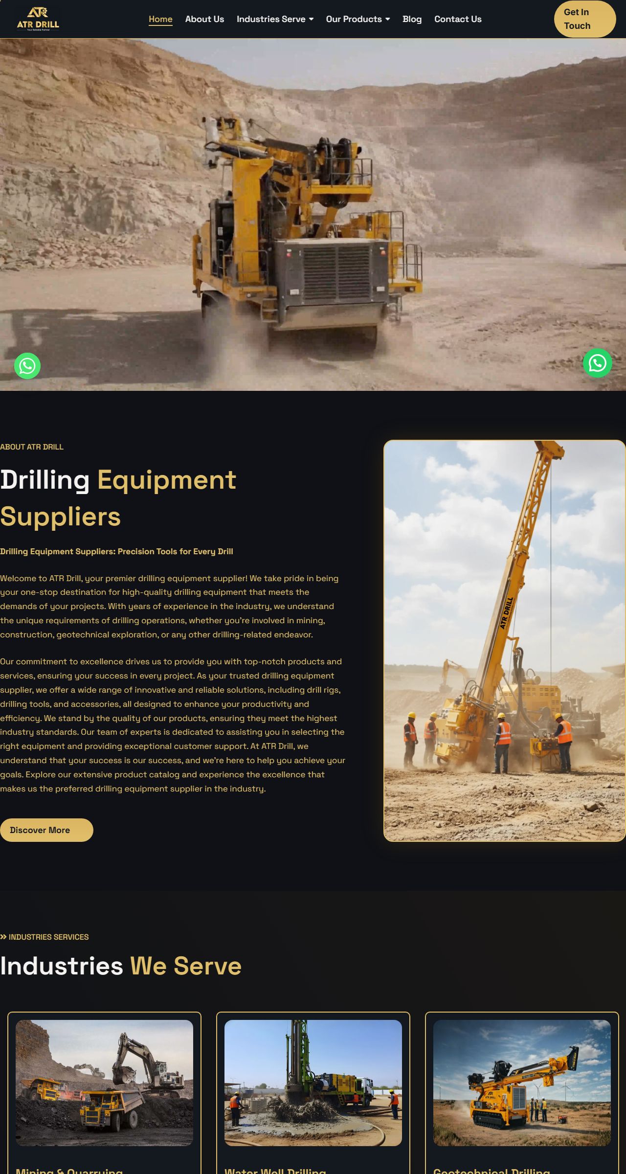 Home page of ATR Drill