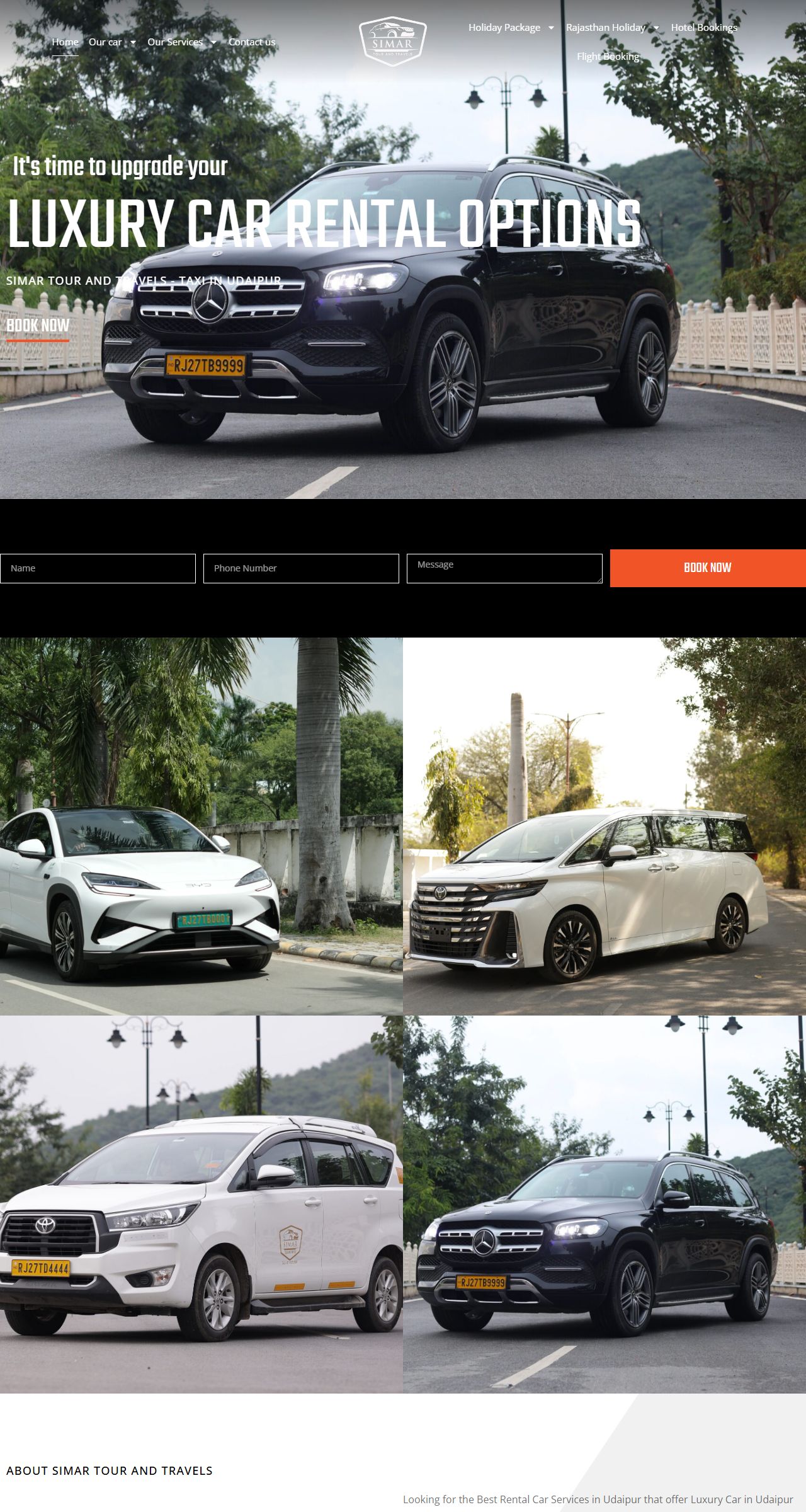 Home page of Simar Tour and Travels